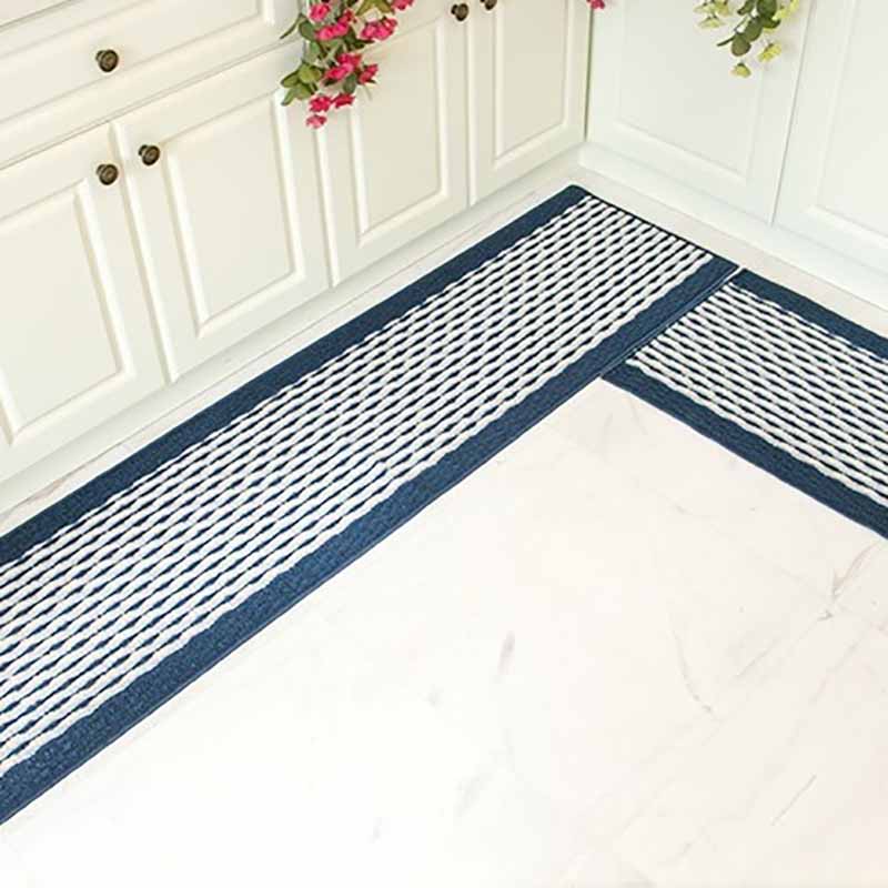 High&low loop PP rubber kitchen rugs