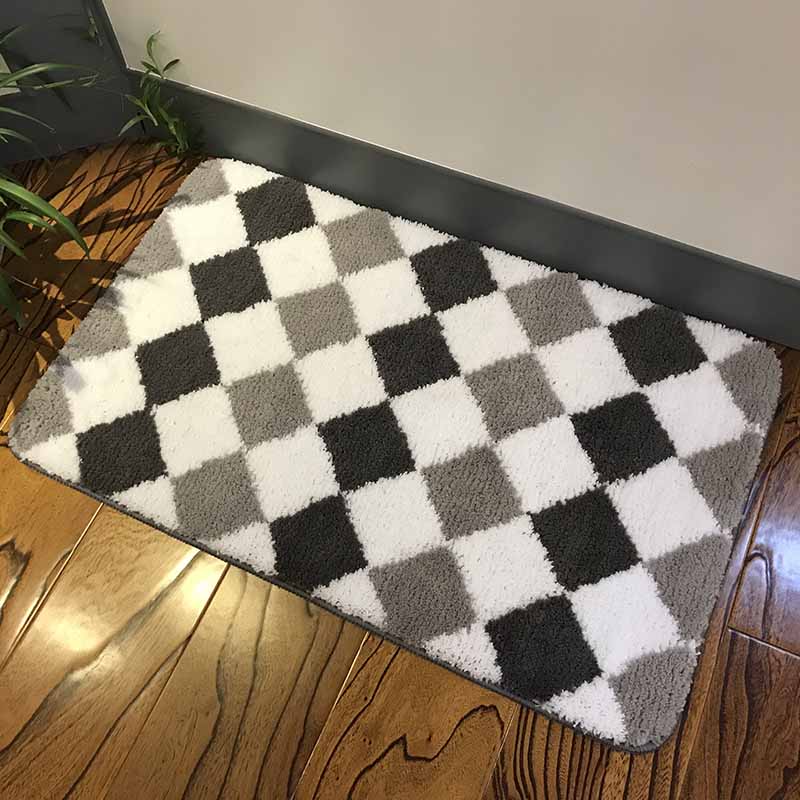 TPR backing polyester fabric door mat